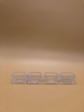 Small Glass Salt Dishes Set of 4