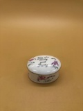 Small Staffordshire Porcelain Box