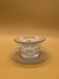 Heisey Crystal Glass Bowl w/ Plate