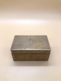 Wooden Gold Gilt Trinket Box