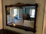 Large Wooden Mirror
