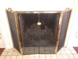 Brass Fire Screen