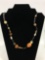 Wooden Beads and Rock Beaded Necklace