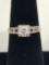 14k White Gold Vintage Diamond Ring