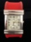 Collezio Quartz Watch with Red Woven Band