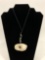 Rock Pendant and Beads Necklace