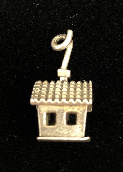 Sterling Silver House Charm