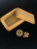Small Wooden Slide-off Top Box