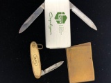 Pocket knife and money clip lot