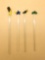 Glass Stirring Sticks Set of 4