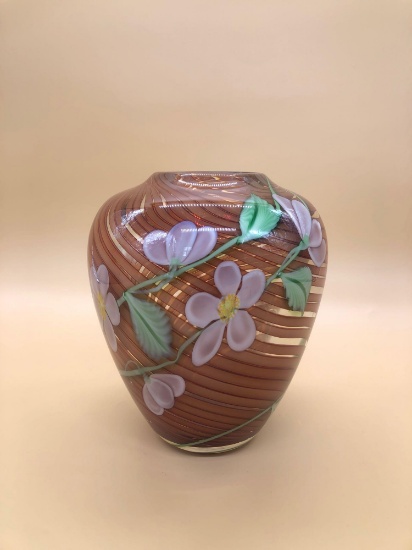 Thick Art Glass Vase