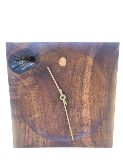 WoodBlock Clock