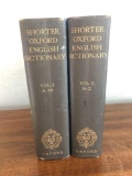 Shorter Oxford English Dictionary 2 Volumes