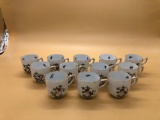 Herend Tea Cups Set of 12