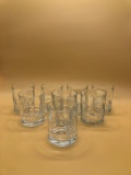 Side Cut Crystal Old Fashions Lot of 8