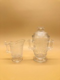 Partisan Glass Cup w/ Lid and Creamer Vessel