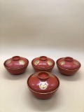 Japanese Rice Bowls Set of 4