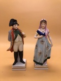 Chelsea Porcelain Napoleon Bonaparte and Josephine Figures