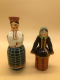 Hand painted Russian Dolls Lot of 2