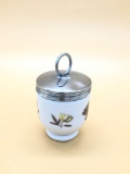 Royal Worchester Porcelain Jar w/ Metal Screwtop Lid