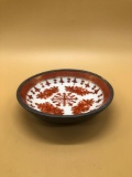 Hildegard Japanese Porcelain Bowl in Metal