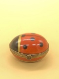 Limoges Rochard Ladybug Jewelry Box