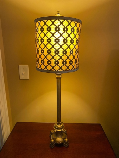 French candlestick high buffet table lamp