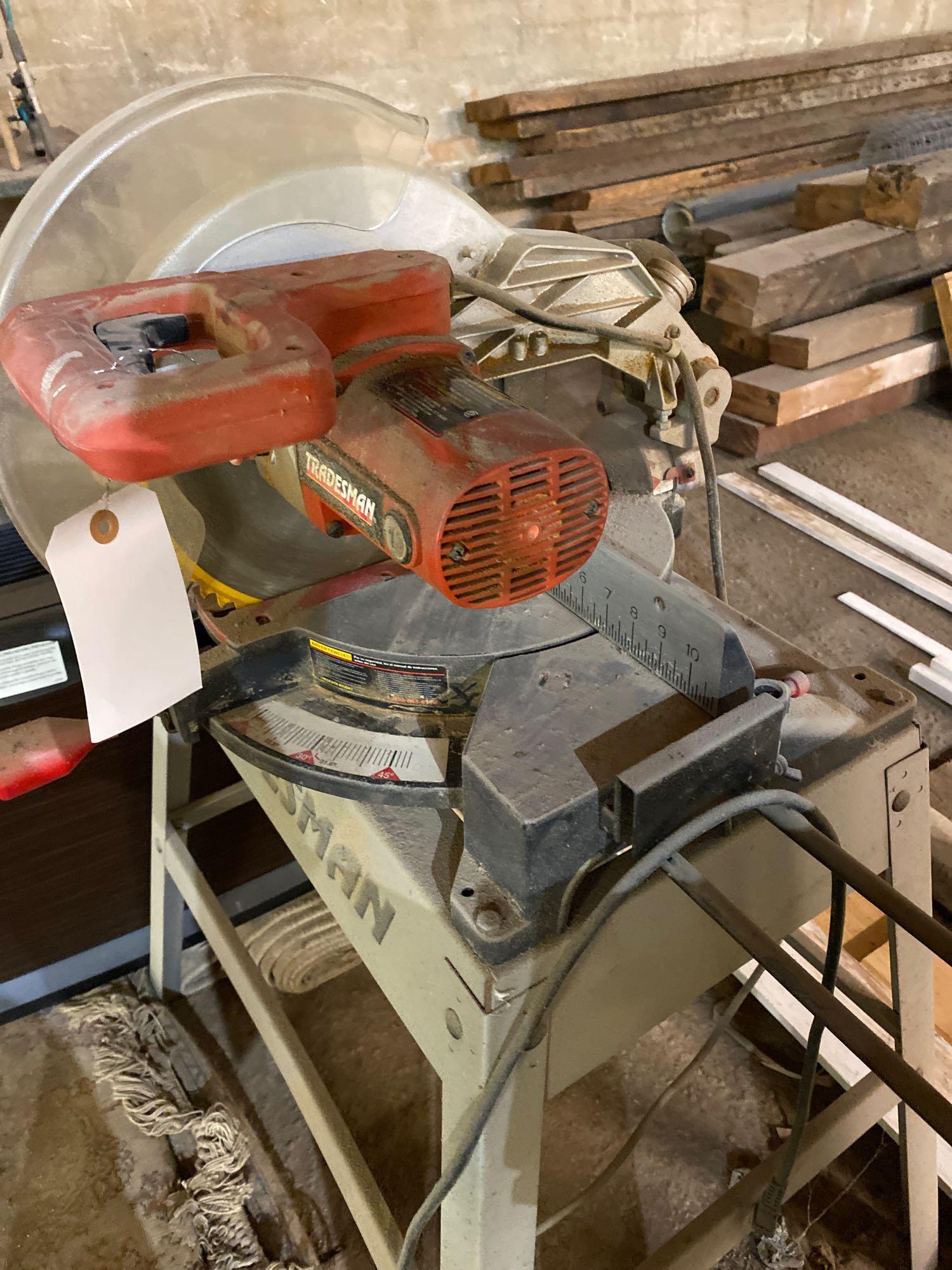 Tradesman compound deals miter saw