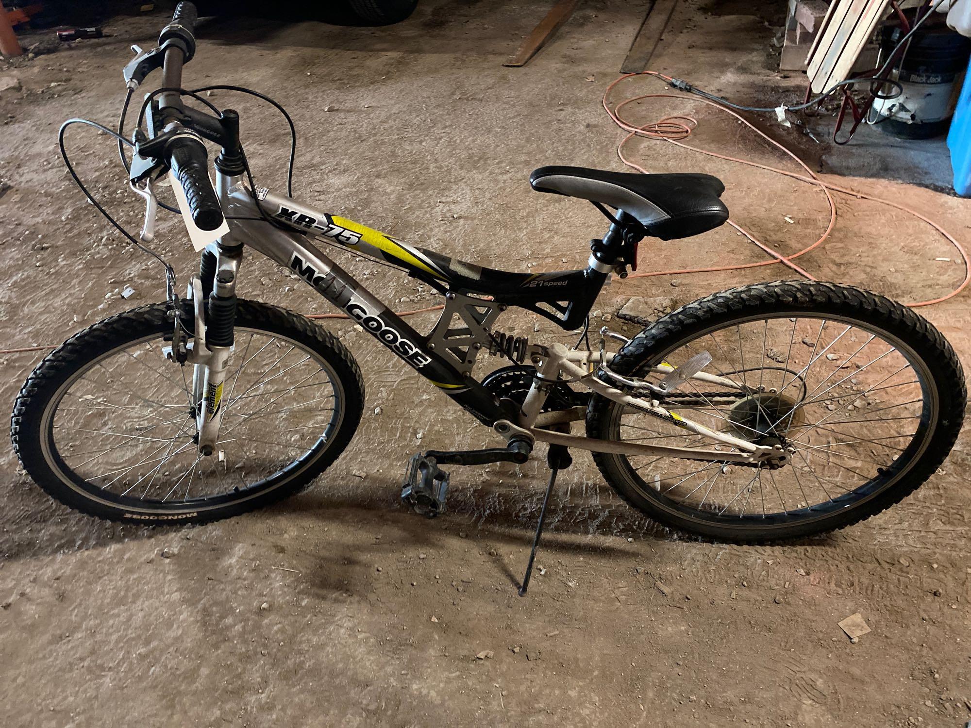 Mongoose XR 75 Dual Suspension 21 Speed Bicycle Proxibid