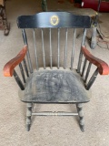 Wooden Chair with USC Emblem