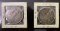 Lot of 2 each 1907 Philippian One Peso Coins