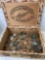 Cigar Box of Old Unsorted Lincoln Pennies