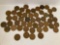Lot of 50 Old Pennies randomly selected by Auctioneer