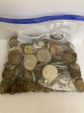 Lot of Over 3 lbs of Old Foreign Coins