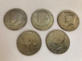 Lot of 5 Bi-Centennial Kennedy Half Dollars