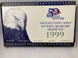 1999 US Mint 50 State Quarters Proof Set
