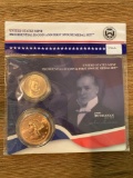 US Mint Presidential Dollar and First Spouse Medal set - Buchanan 15th