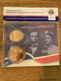 US Mint Presidential Dollar and First Spouse Medal set - Lincoln 16th