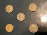 1909 Lincoln Cent Lot of 5