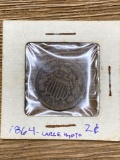 1864 Large Moto 2 Cent