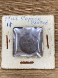 1943 Copper Coated Lincoln Cent