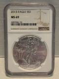 2013 Silver Eagle NGC - MS69