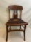 Antique chair w/woven seat