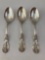 Reed & Barton Sterling Silver Francis 1 Large Table Spoon set of 3