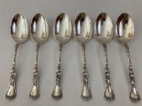 Gorham Marguerite Sterling Silver Set of 6 Dinner Spoons