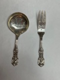 Reed & Barton Francis 1 Sterling Silver Bon Bon Spoon & Lemon Fork
