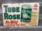 Tube Rose Embossed Tin Sign