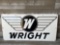 Wright Aircraft Porcelain Sign