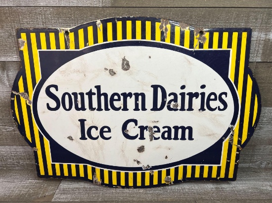 Southern Dairies Porcelain Double Sided Hanging Sign