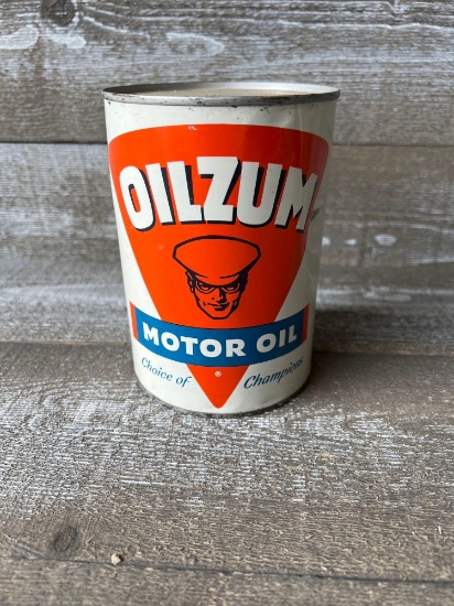 Oilzum Motor Oil Quart Can